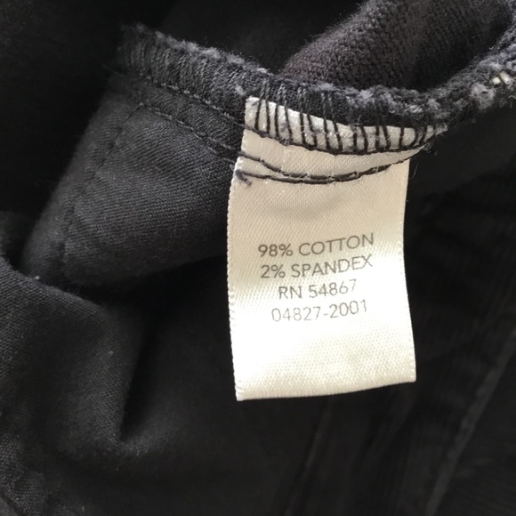 Christopher & Banks Women’s Corduroy Pants Black Size 4P Petite - Picture 6 of 9